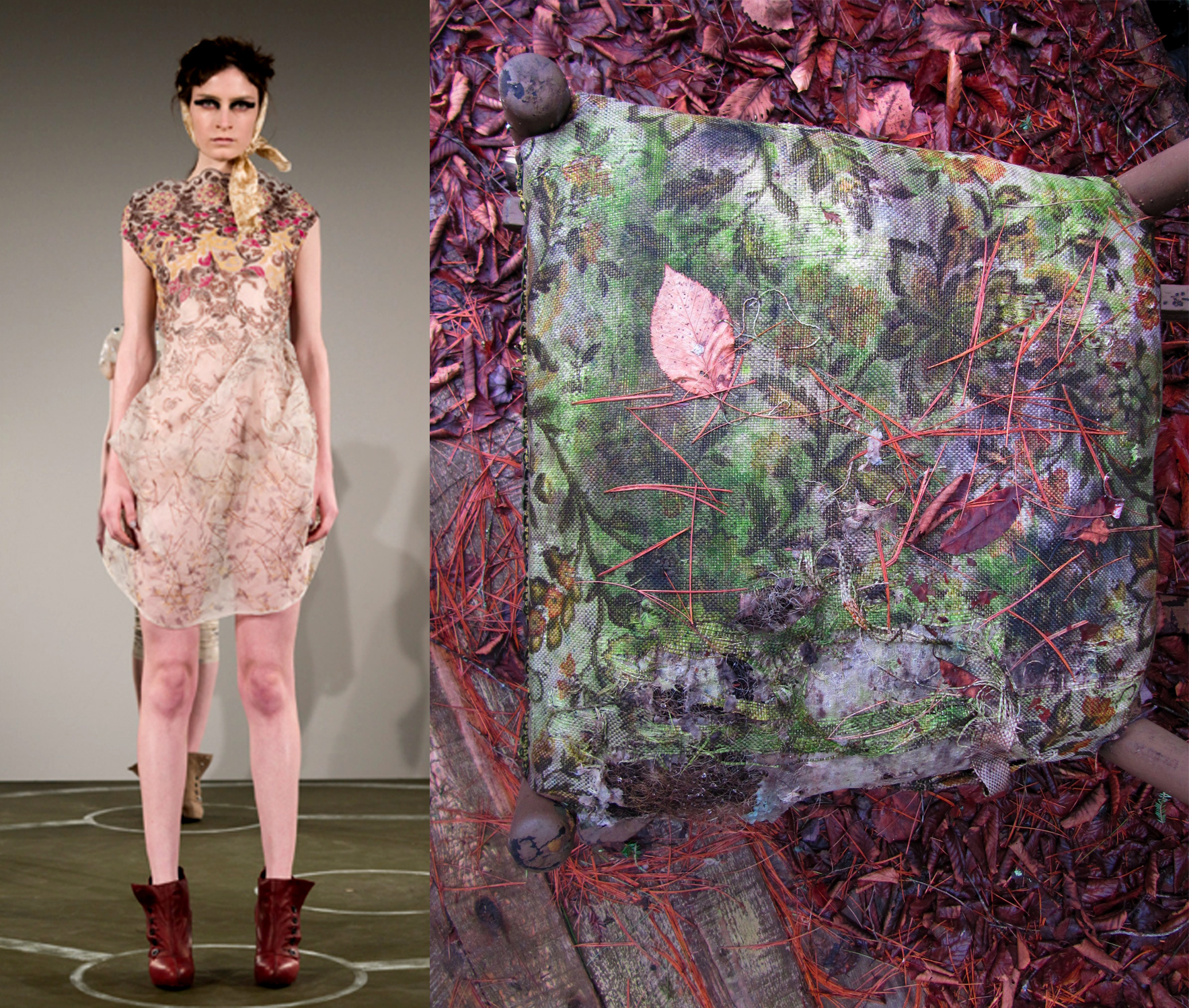 Chair Embroidered Gary Graham S10